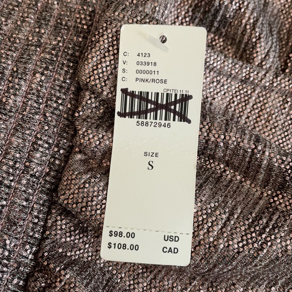 Anthropologie Shiny Pink joggers - Picture 4 of 6